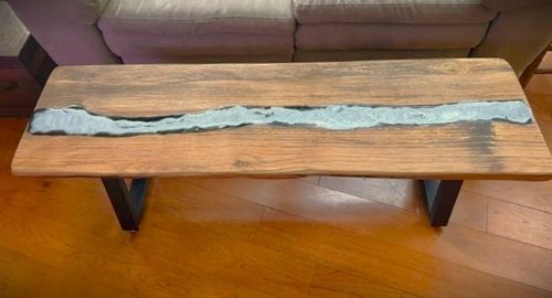 Live edge oak - oak, table